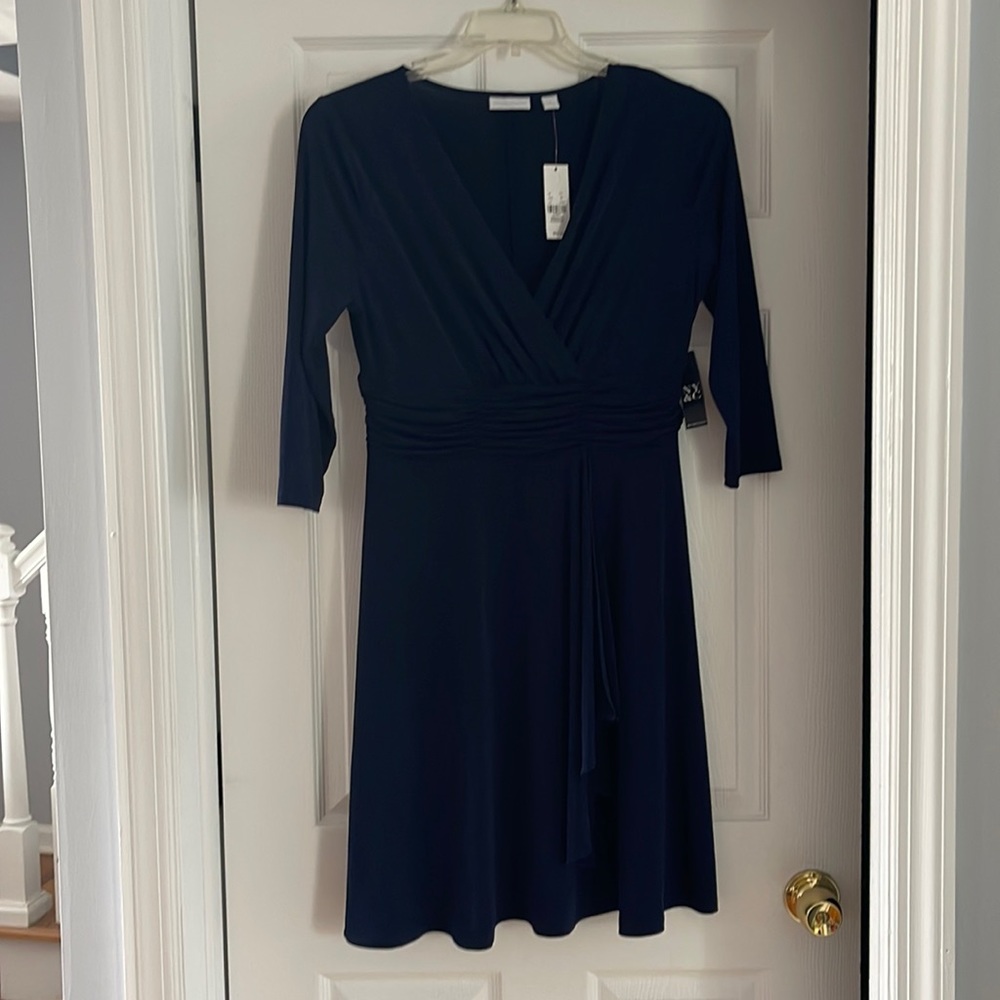 Ladies M Navy Blue Dress